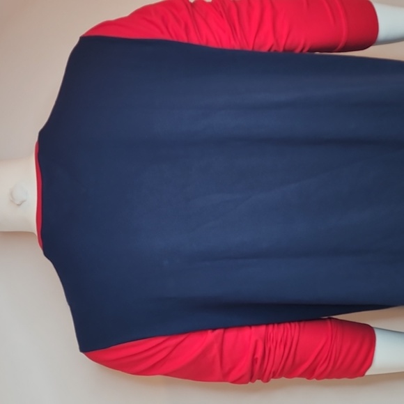TOMMY HILFIGER RED WHITE BLUE LONG SLEEVES SHIRT, EXTRA LARGE (XL) - Picture 4 of 12
